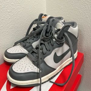 Nike dunks High Bone/dark slate 4.5Y